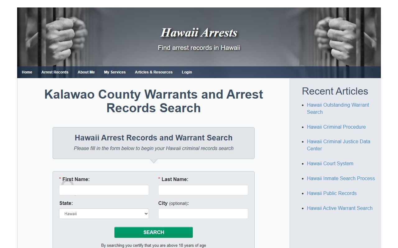 Kalawao County divorce records Hawaii courts self-help resources