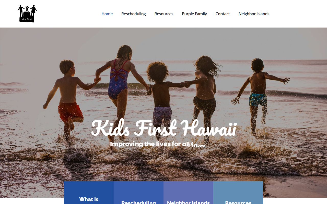 Kids First Hawaii mandatory parent education program for divorce cases with children in Hawaii